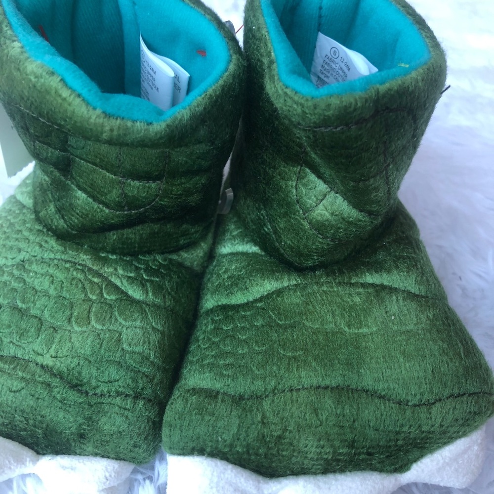 Baby Dinosaur slippers 12-24 months - Picture 6 of 8